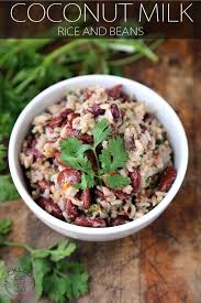 Coconut Milk Rice And Beans Pickled Plum Food And Drinks Recipe Recipes With Kidney Beans Rice And Beans Recipe Bean Recipes