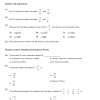 The questions that are included are ordered as. 1