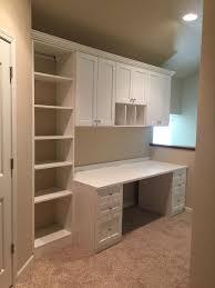 New Built In Shelves And Desk For Study Area Just Beautiful Courtesy Of California Closets Bedroom Desk Home Office Design Craft Room Design