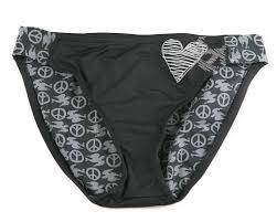 A fake credit card number is just a number created with certain algorithms. Lucky Brand Womens Peace Sign Heart Hipster Bikini Bottom Black