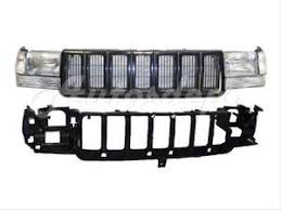 Details About For 97 98 Jeep Grand Cherokee Header Panel Grille Signal Corner Headlight 8pc