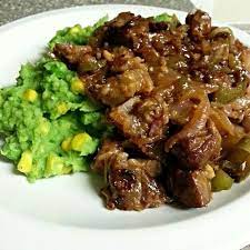 Mukimo And Frird Beef African Stew Kenyan Food Food