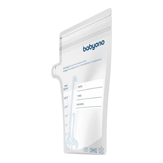 Babyono Breast Milk Bags, 180 ml | BEEBIKAUPLUS
