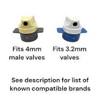 The UPROK Female Adapters and Male Caps for spray paint ...