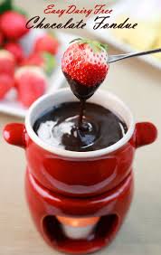 Get The Recipe For Easy Dairy Free Chocolate Fondue From This Mama Cooks On A Diet Chocolatefondu Chocolate Fondue Recipe Fondue Recipes Dairy Free Chocolate