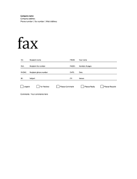 After you've created a template, fill in the necessary information. 36 By Fax Cover Sheets Samples Resume Format