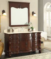 These vanities are as charming as they are versatile, fitting in with almost any bathroom design and improving the organization in your bathroom tenfold. Adelina 60 Inch Antique Style Bathroom Vanity With 3 Top Options