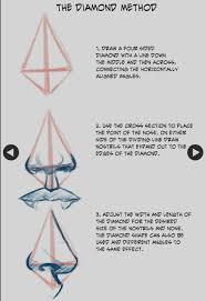 Malik Shabazz Diamond Method For Drawing Noses Nose Drawing Portrait Drawing Line Drawing