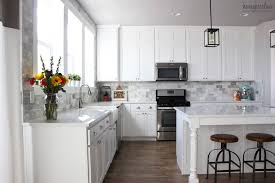 Walmart.com has been visited by 1m+ users in the past month White Kitchen Marble Subway Tile Backsplash Novocom Top