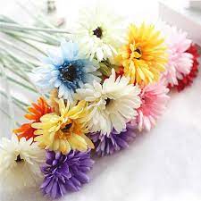 Birthday, anniversary, wedding, newborn baby, and finally just to please the loved ones. Silk Artificial Daisy Flowers Gerbera Floral High Simulation African Sunflower Room Decoration Buy From 2 On Joom E Commerce Platform