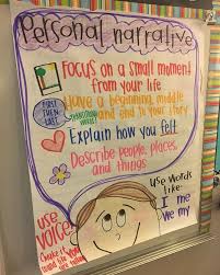 Image result for personal narrative anchor chart