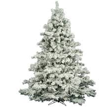 Home heritage 12 foot snowdrift snow flocked quick set pine prelit artificial christmas tree with clear white lights, pinecones, berries, and metal stand 4.6 out of 5 stars 21 $619.99 $ 619. Flocked Christmas Trees You Ll Love In 2021 Wayfair