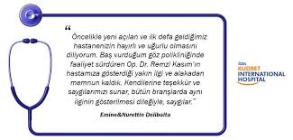 Kudret International Hospital Adli Kullanicinin Sizin Yorumlariniz Panosundaki Pin Yorum Faaliyetler Eminem