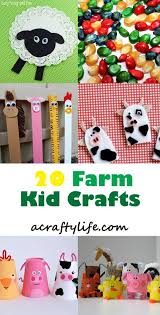 Farm Kid Crafts Fun Farm Themed Activities Animal Crafts For Kids Animal Activities For Kids Craft Activities For Kids