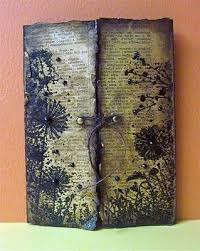 Tri Fold Handgemaakte Boeken Art Journal Pages Boek Maken