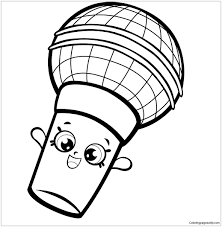 Find more coloring pages online for kids and adults of shopkins cupcake princess coloring pages to print. Microphone Shopkin Coloring Pages Toys And Dolls Coloring Pages Coloring Pages For Kids And Adults