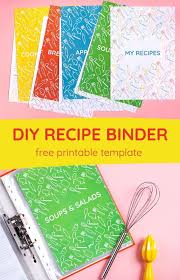 Diy Recipe Book With A Free Recipe Binder Printable Yes We Made This In 2020 Recipe Book Diy Recipe Book Covers Scrapbook Recipe Book