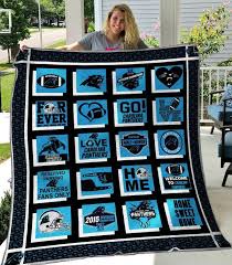 At fabricgateway.com find thousands of fabric categorized into thousands of categories. Carolina Panthers Quilt Blanket 02 Groveblankets