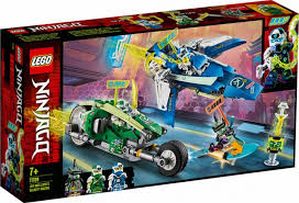 Klik bij de kleurplaat op de kwast. 71709 Lego Ninjago Jay En Lloyds Supersnelle Racers