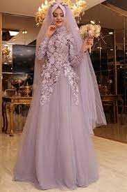 Blog Imajinasiku 32 Inspirasi Model Baju Pengantin Muslimah Modern Prom Dresses With Sleeves Muslim Wedding Hijab Wedding Dresses