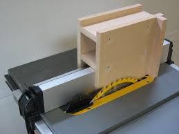 A Tenoning Jig For The Dewalt Dw745 Portable Table Saw Small Table Saw Diy Table Saw Table Saw