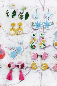 How to make clay earrings cool diy jewelry techniques. Contemporary Polymer Clay Earring Workshop Floral Abstract Collection 29th Feb 2020 3pm Jewel Shopperboard