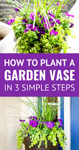 Show off your green thumb with a few of these sweet but simple barrel pots. How To Plant Flowers In A Pot In 3 Easy Steps Potted Plants Patio Potted Plants Outdoor Flower Pots Outdoor