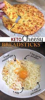 Keto Cheesy Garlic Breadsticks 4 Ingredients Recipe Keto Recipes Easy Keto Diet Food List Keto Diet Meal Plan