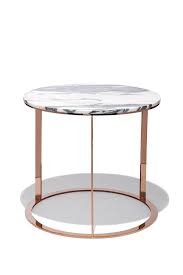 Browse through our wide selection of brands, like fairfield. White Marble Side Table Rose Gold Lexiang