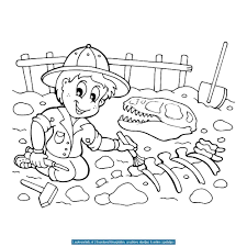 Bekijk Fossielen En Dino Skeletten 0003 Kleurplaat Knutselen Dinosaurus Dinosaurus Feestje Dinosaurus