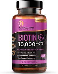 Anyone age 10 years or older should get between 30 and 100 mcg per day. Biotin Hair Growth Supplement High Strength Vitamin B7 Biotin 10 000 Mcg Suitable For Vegetarians And Vegans Amazon De Drogerie Korperpflege