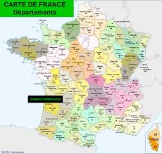 France et carte routière de france. Carte France Departements Vacances Guide Voyage