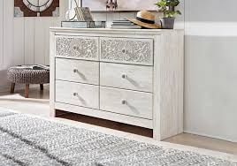 Headboard legs with 4 adjustable heights; Paxberry Whitewash Dresser Louisville Overstock Warehouse