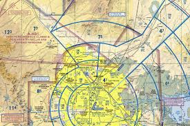 Nellis Afb Vfr Sectional Chart 22 Aluminum Poster Us