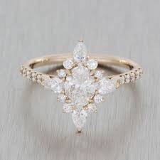 This Would Be Lovely With A Colored Semiprecious Stone Durham Rose Engagement Ring Cos Rose Engagement Ring Popular Engagement Rings Wedding Rings Vintage