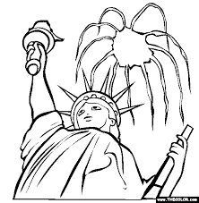 We also have a nifty skyline with fireworks to celebrate the. Fourth Of July Online Coloring Pages