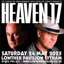 Yes, both Heaven 17 and Inspiral Carpets are set to perform at the Lowther  Pavilion in Lytham St Annes over the late May Bank Holiday weekend in 2025.  With tickets selling for
