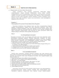 Bacalah teks prosedur di bawah ini! Menyusun Prosedur Pdf