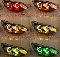 For Kia Sportage 4 IV KX5 Multi Color Hexagon LED RGB Angel ...