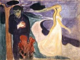 Edvard Munch O Friso Da Vida Um Poema Sobre Vida Amor E Morte Edvard Munch Expressionismo Pintura Em Tela