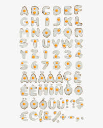 Photo Eggs Font Alphabet Fonts Made Out Of Objects 525x940 Png Download Pngkit