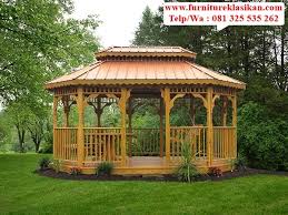 Desain Gazebo Jati Ukiran Masa Kini Model Desain Gazebo Halaman Rumah Spesifikasi Gazebo Jati Minimalis Trend Gazebo Glugu Gazebo Plans Gazebo Wooden Gazebo