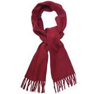 6-Pack Mens Polyester Solid Color Muffler Scarf, Plain Multi-Colors