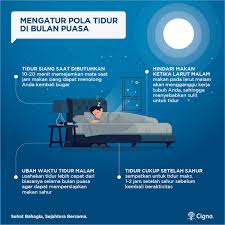 Tidak jarang yang mengeluhkan sulit memperoleh waktu istirahat yang cukup entah karena sibuk bermain gadget, gelisah yang berlebihan, atau stres. Cigna Indonesia En Twitter Pola Tidur Merupakan Kunci Utama Untuk Menjaga Stamina Selama Berpuasa Selama Sebulan Sudahkah Anda Mengetahui Pola Tidur Yang Cocok Untuk Dilakukan Selama Berpuasa Ramadhansejahtera Https T Co Xytja5b2sh