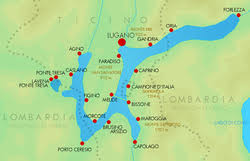 Nel 1976 la cartina militare di ronzone diventa una vera carta da orientamento e in questo impianto cartografico si disputano i primi campionati italiani. Lago Di Lugano Vikidia L Enciclopedia Libera Dagli 8 Ai 13 Anni