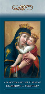 Depliant – Lo Scapolare del Carmine (tradizione e preghiera) – La Madonna  del Carmine