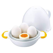 If still undercooked, turn egg over in container, cover, and microwave for another 10 seconds, or until cooked as desired. Akebono Microwave Egg Boiler 4 Eggs Globalkitchen Japan