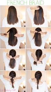 How To French Braid Hair Step By Step Long Hairstyles Long Hair Styles Medium Short Hair Braided Hairstyles Tutorials