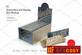 A beautiful gift box mockup for your designs. Snack Bars And Display Box Mockup Creativemarket Free Download Photoshop Vector Stock Image Via Zippyshare Torrent From All Source In The World