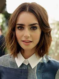 Lily Collins New Bob Looks Amazing Thick Hair Styles Haircut For Thick Hair Short Hair Styles